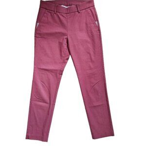 Slim High-Rise Skinny Pants in Rose